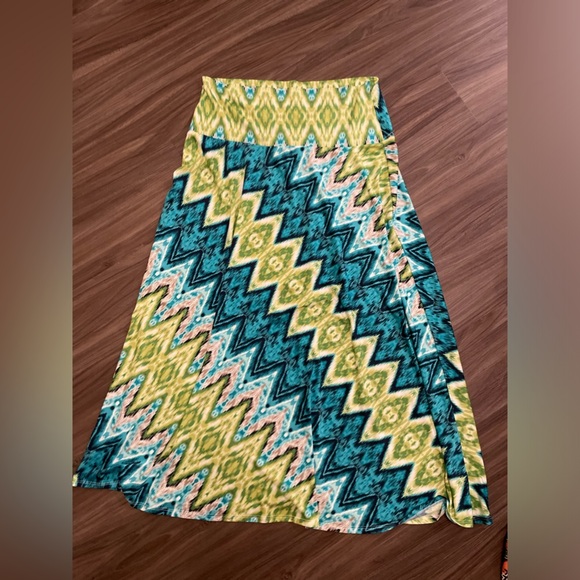 Allison Taylor Colorful Geometric Maxi Skirt size XL - Picture 2 of 3